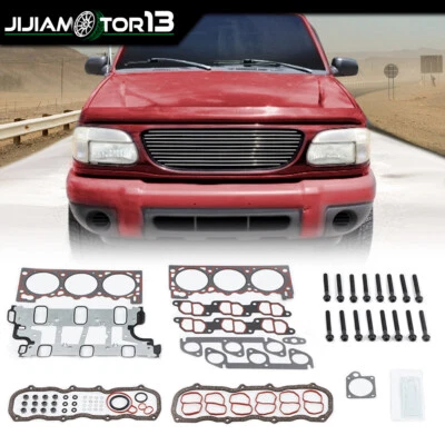 Juego de juntas de culata y pernos aptos para Ford Explorer Ranger Mazda 97-00 4,0 L OHV VIN X Foto 1 de 4