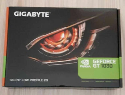 Gigabyte GV-N1030SL-2GL GT 1030 2G GDDR5 PCI-E Video Card Silent Low Profile DVI - Image 1 of 4