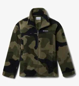 Columbia Boys' Zing III Fleece Jacket Size XS Camo - Picture 1 of 3