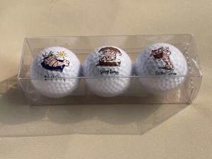 Bubba Gump Shrimp Co Spalding Golf Balls 3 Pack Unique Impressions NEW - Picture 1 of 3