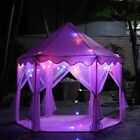 Kids Princess Tent Large Playhouse Girls Castle Play Tent with Star Lights Toys