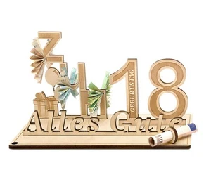 Giftota Geldgeschenk 18.Geburtstag, Geschenke zum 18 Geburtstag Mädchen Junge - Bild 1 von 7