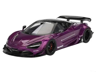 COCHE MODELO MCLAREN 720S "LB-WORKS" PÚRPURA 1/18 POR VELOCIDAD MÁXIMA TS0588 Foto 1 de 4