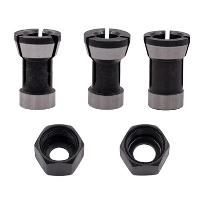 5Pcs Comprehensive Router Collet Kit For Home Workshops And Detailed Crafting - Image 1 of 4