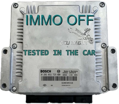 ECU Renault Vel Satis 2.2 0281011725 8200309318 nessuna programmazione richiesta 100% - Immagine 1 di 2