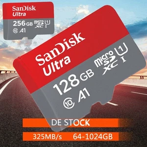 Neu SanDisk Ultra Android microSD Speicherkarte 64-1024 GB +Adapter A1 Klasse10 - Afbeelding 1 van 13