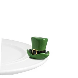 Nora Fleming Spot o' Irish (St. Patty Hat) A87 - Hand-Painted Ceramic Holiday - Picture 1 of 6