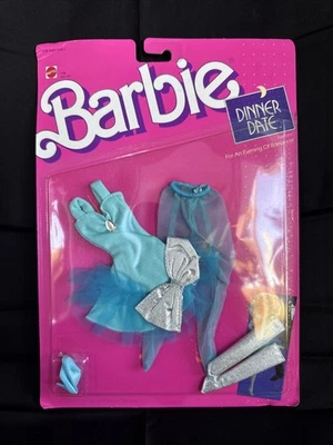 Vestido vintage 1988 Barbie azul cena fecha traje #1308 Superstar Era Mattel  Foto 1 de 4