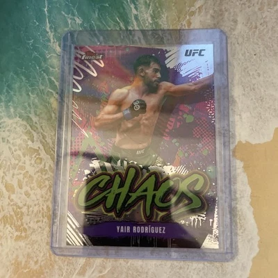 2024 Topps Finest UFC - Yair Rodriguez Chaos Refractor #CHA-27 - Image 1 of 2