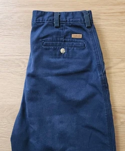 Vintage Carhartt Work Pants Mens 32x32 B129 Blue Work Utility Relxed Breathable - Picture 1 of 13