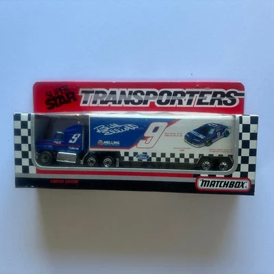 De colección 1991 Racing Champions #9 Bill Elliott Melling Racing Transporter 1/87 Foto 1 de 4