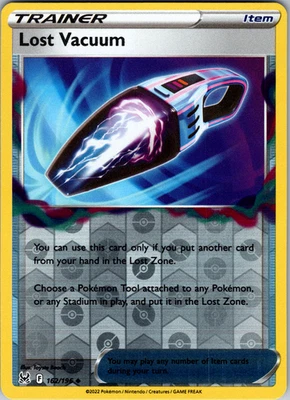 Lost Vacuum Reverse Holo 162/196 SWSH11: Lost Origin Uncommon - NM - Image 1 of 2