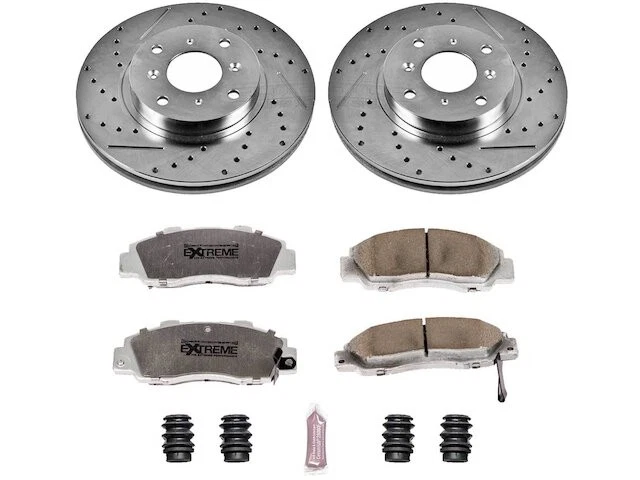 Kit de pastillas de freno delanteras y rotor para Honda Prelude VTEC 1993-1996 1994 1995 GM391MP Foto 1 de 1