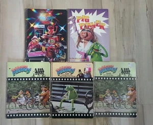 VINTAGE 1980s JIM HENSON'S MUPPETS KERMIT PIGGY Dr Teeth SPIRAL NOTEBOOK  - Bild 1 von 4