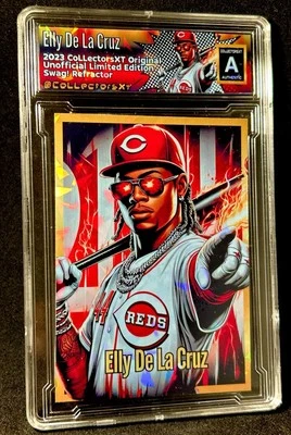 Elly De La Cruz 2024 Anime Sport Manga Swag Prism Reds CollectorsXT  SSP Slab - Image 1 of 4