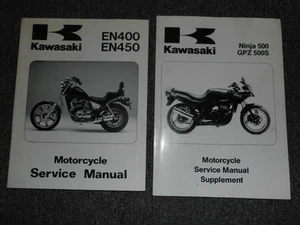 1994 1999 2000 2006 Kawasaki Ninja 500 GPZ 500S Servicio Reparación Manual OEM X - Imagen 1 de 3