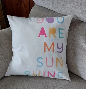 4 Styles- You Are My Sunshine, Rainbow Love Cloud Cushion Covers Nursery Gift - Picture 1 of 8