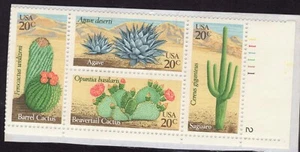 Scott #1945a (1942-45) Cactus (Desert) Plate Block of 4 Stamps MNH P#111111-2 LR - Picture 1 of 1