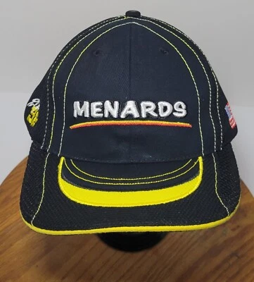 Gorra de béisbol ajustable NASCAR Paul Menard Car #98 negra y amarilla para hombre Foto 1 de 4