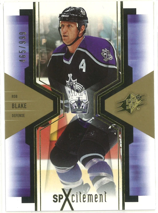 2006-07 Upper Deck SPX SPXcitement #x48 ROB BLAKE /999 - Image 1 of 2