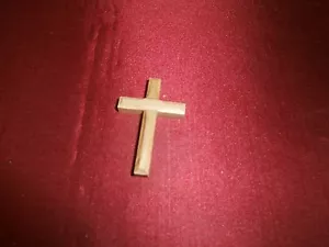 Replacement Rosary Olive Wood Medium or Neck Crucifix - Picture 1 of 2