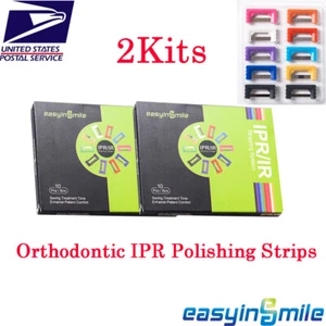 Kit de 2 juegos de tiras interproximales de pulido dental IPR reducción de ortodoncia esmalte - Imagen 1 de 11