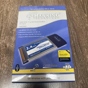 Carte PC sans fil CardBus Hawking Technology 54M 802.11g - Photo 1/4