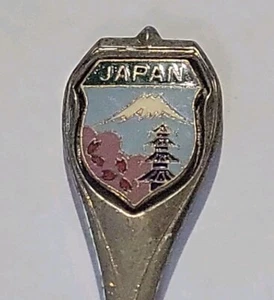 Japan Mountains Temple Souvenir Spoon - Picture 1 of 3