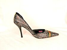 Womans Baby Phat Karolina BPD80122 Black Silver Size 8 Shoes Heels