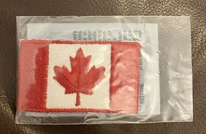 Parche de hierro vintage Voyager bandera de Canadá bandera nacional canadiense recuerdo de lote antiguo - Imagen 1 de 3