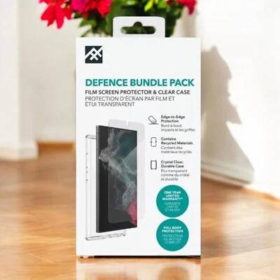 For (Samsung Galaxy S22 ULTRA) OFFICIAL ZAGG Clear Case & Screen Protector Cover - Image 1 of 4