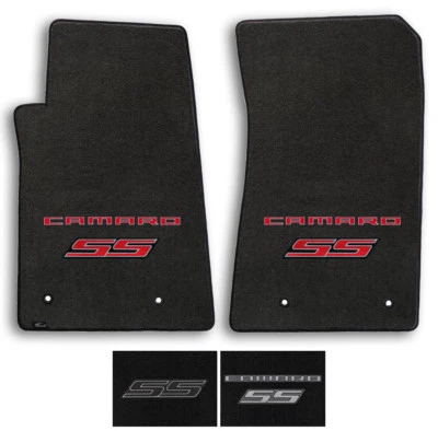 Lloyd Carpet 2pc Floor Mats for 2010-2015 Chevrolet Camaro SS -Pick Color & Logo - Image 1 of 4