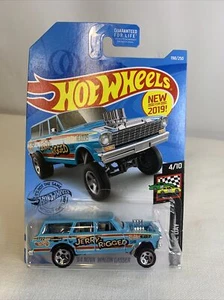 HOT WHEELS 2019 #198/250 64 NOVA WAGON GASSER JERRY RIGGED STATION WAGON - Picture 1 of 2