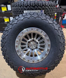 4) 17x9 Arena A108 Trophy Machined Wheels 35" BFG KO2 Tires 6x5.5 Ford Bronco - Picture 1 of 4