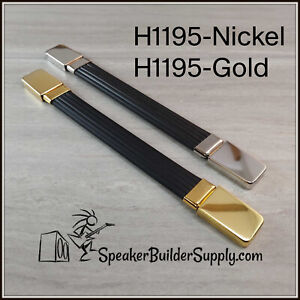 Deluxe speaker cabinet/amp strap handle- Gold or Nickel end caps!