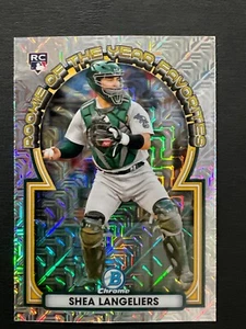 Shea Langeliers 2023 Bowman Chrome Mojo Rookie of the Year Favorites ROYF-10 - Picture 1 of 2