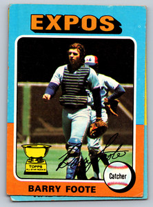 1975 Topps #229 Barry Foote Montreal Expos ASR Baseball Card