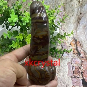 5.5"Natural Nuwa Stone male Quartz Carved Crystal Genital penis Reiki Healing 1P - Picture 1 of 8