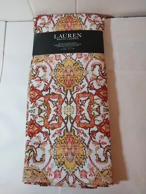 RALPH LAUREN SET OF 2 KITCHEN TOWELS 17X28''GEOMETRIC FLORAL MULTI NEW - Image 1 of 4