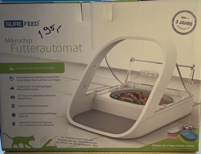 SUREFEED Mikrochipgesteuerter Futterautomat Katze Automat in OVP fast wie neu - Bild 1 von 4