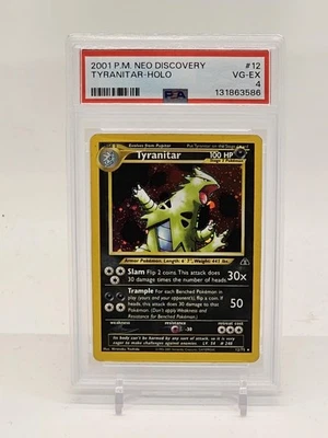 Pokémon Neo Discovery Tyranitar Holo #12 PSA 4 - Image 1 of 2