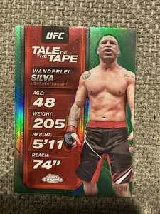2025 Topps Chrome UFC Wanderlei Silva /99 #TTT-16 Tale of the Tape Green š„ - Picture 1 of 2