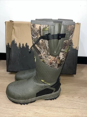 Irish Setter Hunt Mudtrek Full Fit 17” Waterproof Camo Hunting Boots M 12 W 14 - Image 1 of 4