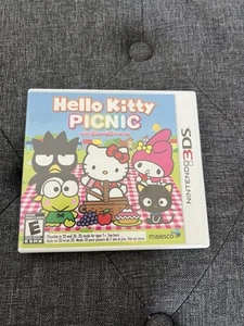Hello Kitty Picnic With Sanrio Friends Nintendo 3DS 2012 Complete Tested - Picture 1 of 2
