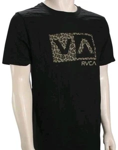 Camiseta RVCA Para Hombre VA Gráfica Manga Corta Cuello Redondo Negra Talla Pequeña Nueva - Imagen 1 de 2