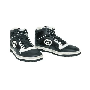 Neu Authentisch Gucci Herren MAC 80 Bestickt Hoch Turnschuhe Größe G 8,5/US 9 - Bild 1 von 7