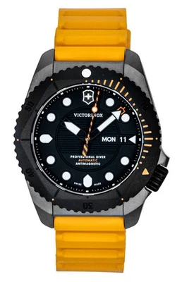Victorinox Dive Pro Matt Black Dial Automatic Diver's 300M Men's Watch 241996 - Imagen 1 de 4
