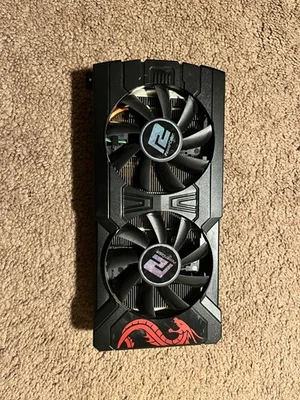PowerColor | AXRX 570 4GBD5-2DHD/OC | Red Dragon 4GB GDDR5 Graphics -  FOR PARTS - Image 1 of 2