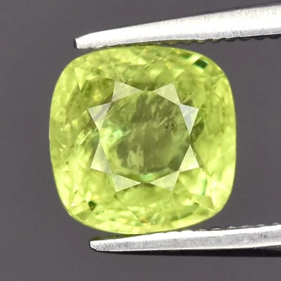 💎 Cojín de 1,80 quilates 6,3 x 6,3 mm granate grosular verde amarillento natural - gema de Malí Foto 1 de 4