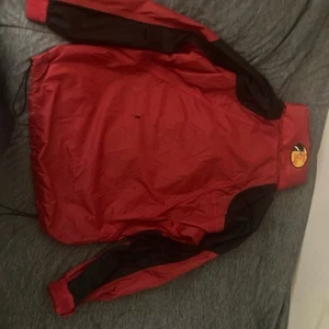 Red and black Bass Pro Shops double zipper windbreaker jacket size medium - Picture 1 of 5